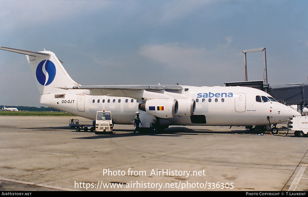 Aircraft Photo of OO-DJT | British Aerospace Avro 146-RJ85 | Sabena | AirHistory.net #336305