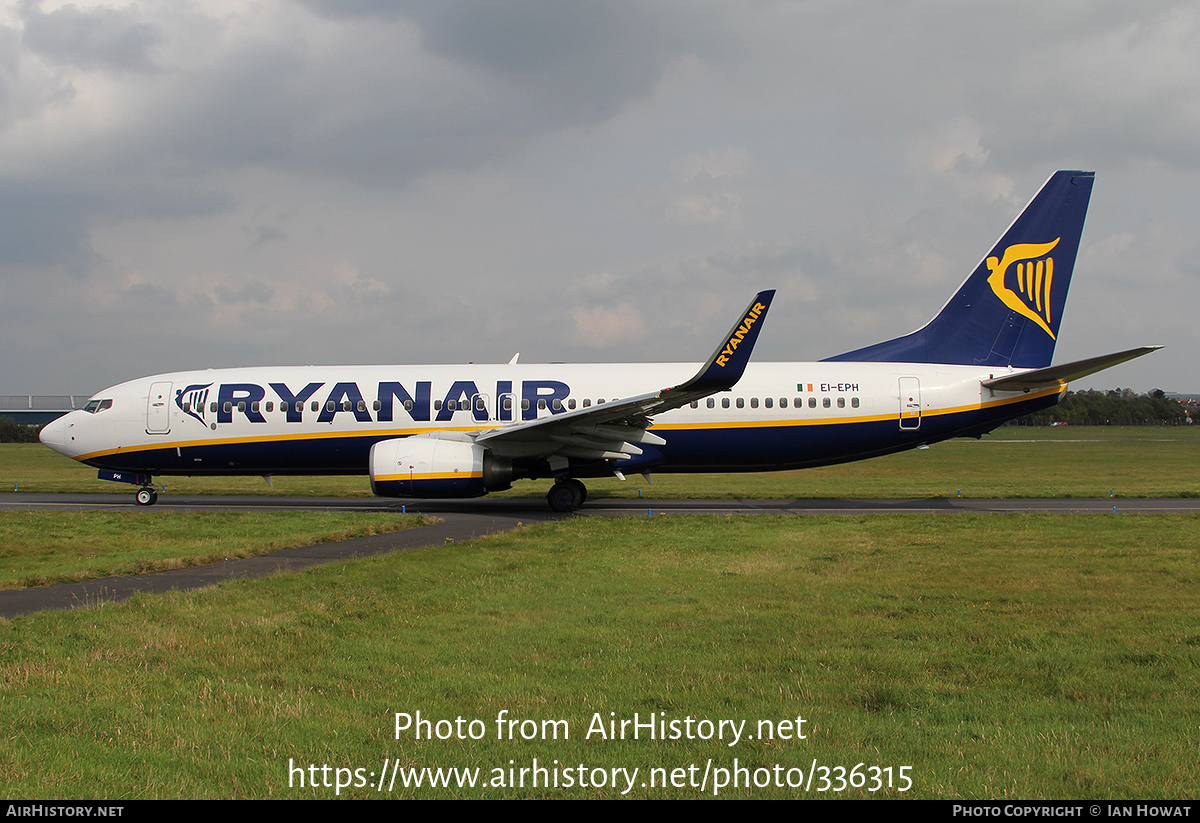 Aircraft Photo of EI-EPH | Boeing 737-8AS | Ryanair | AirHistory.net #336315