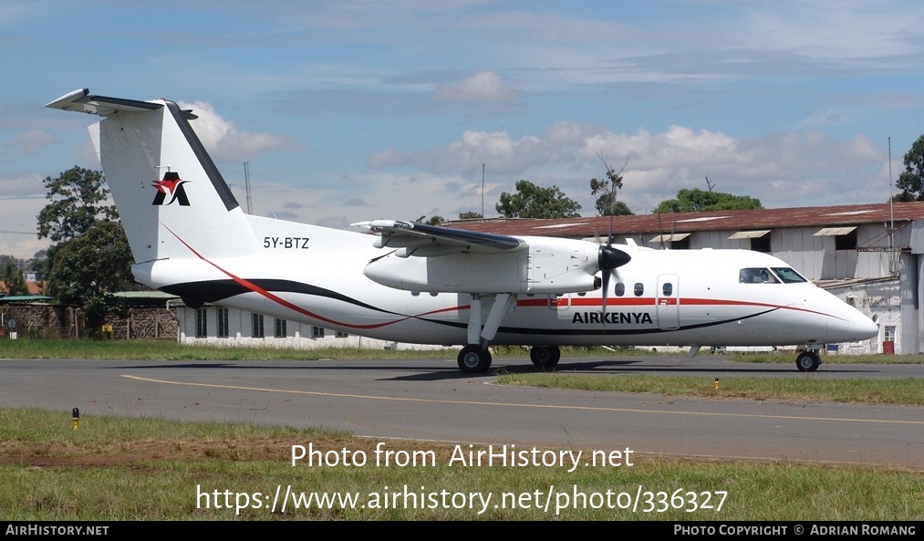 Aircraft Photo of 5Y-BTZ | De Havilland Canada DHC-8-103 Dash 8 | AirKenya | AirHistory.net #336327