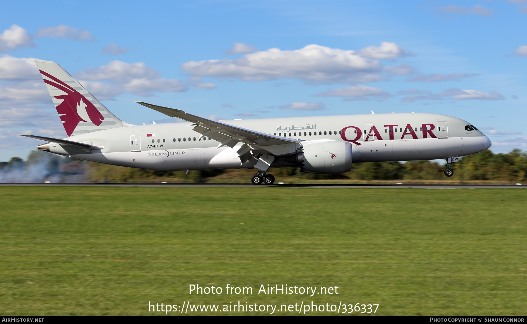 Aircraft Photo of A7-BCW | Boeing 787-8 Dreamliner | Qatar Airways | AirHistory.net #336337