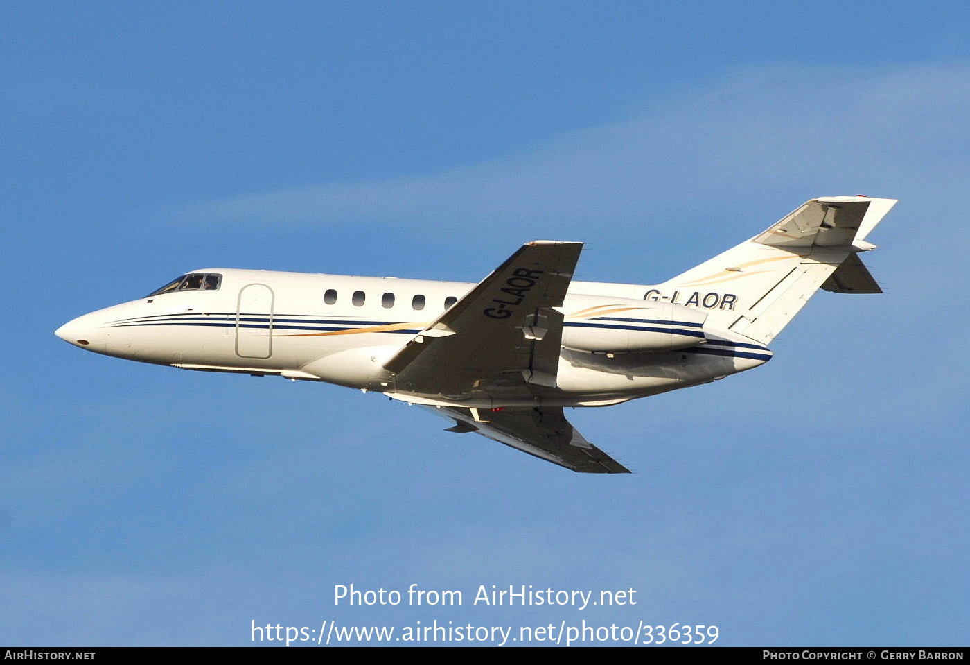 Aircraft Photo of G-LAOR | Raytheon Hawker 800XP | AirHistory.net #336359