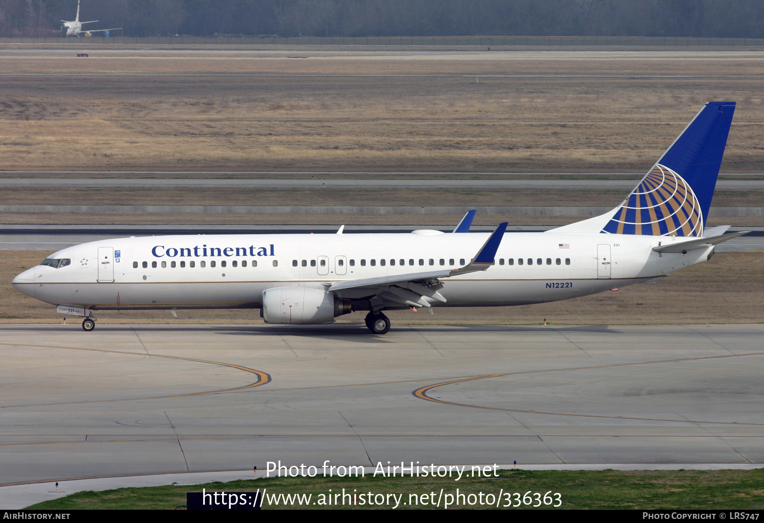 Aircraft Photo of N12221 | Boeing 737-824 | Continental Airlines | AirHistory.net #336363