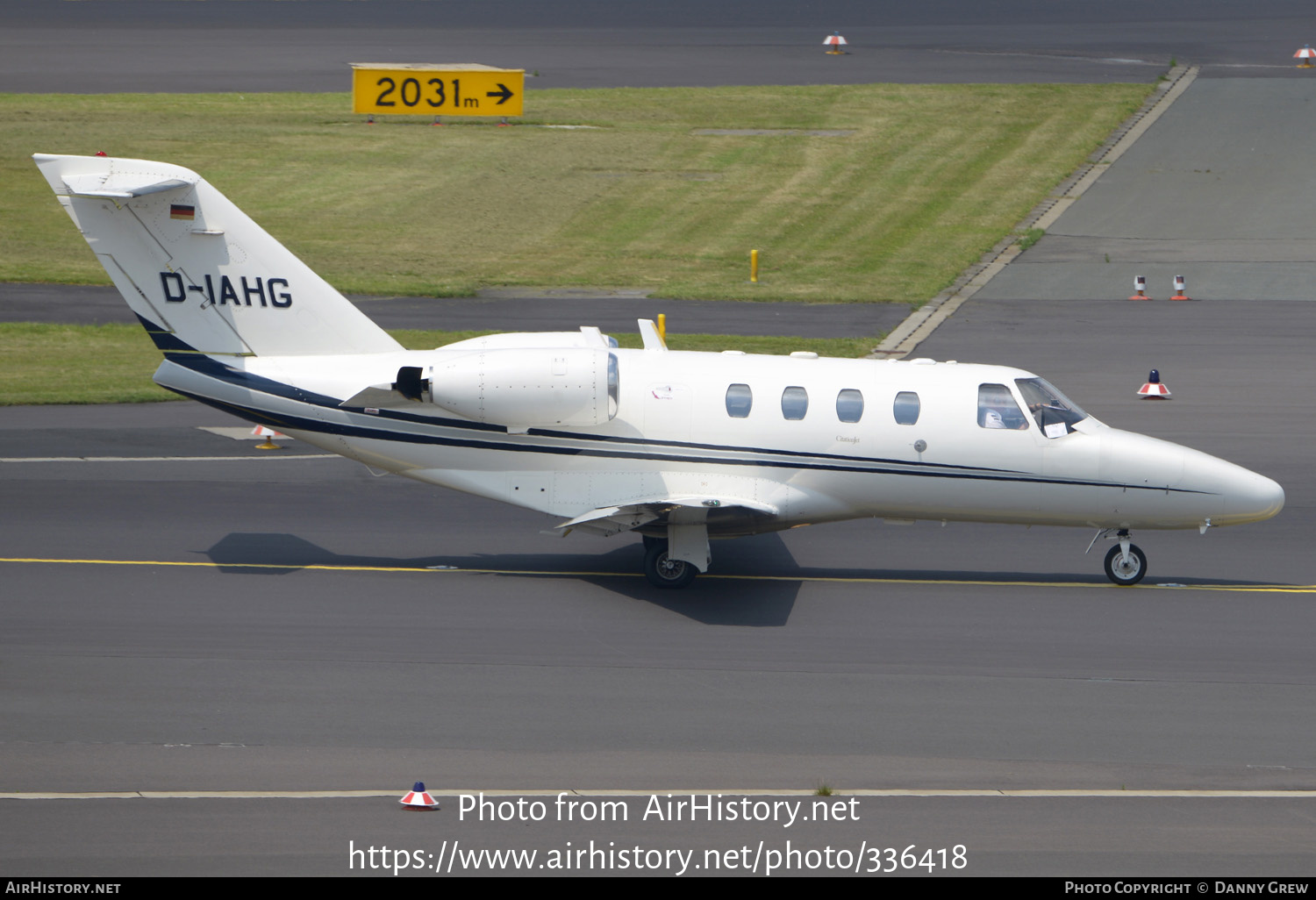 Aircraft Photo of D-IAHG | Cessna 525 CitationJet | AirHistory.net #336418