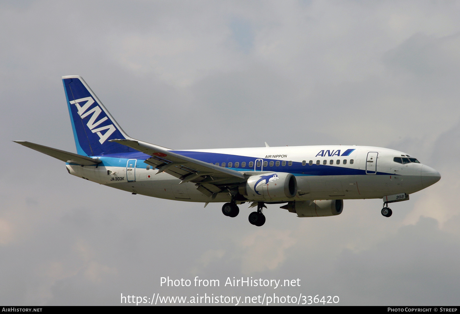 Aircraft Photo of JA303K | Boeing 737-54K | All Nippon Airways - ANA | AirHistory.net #336420