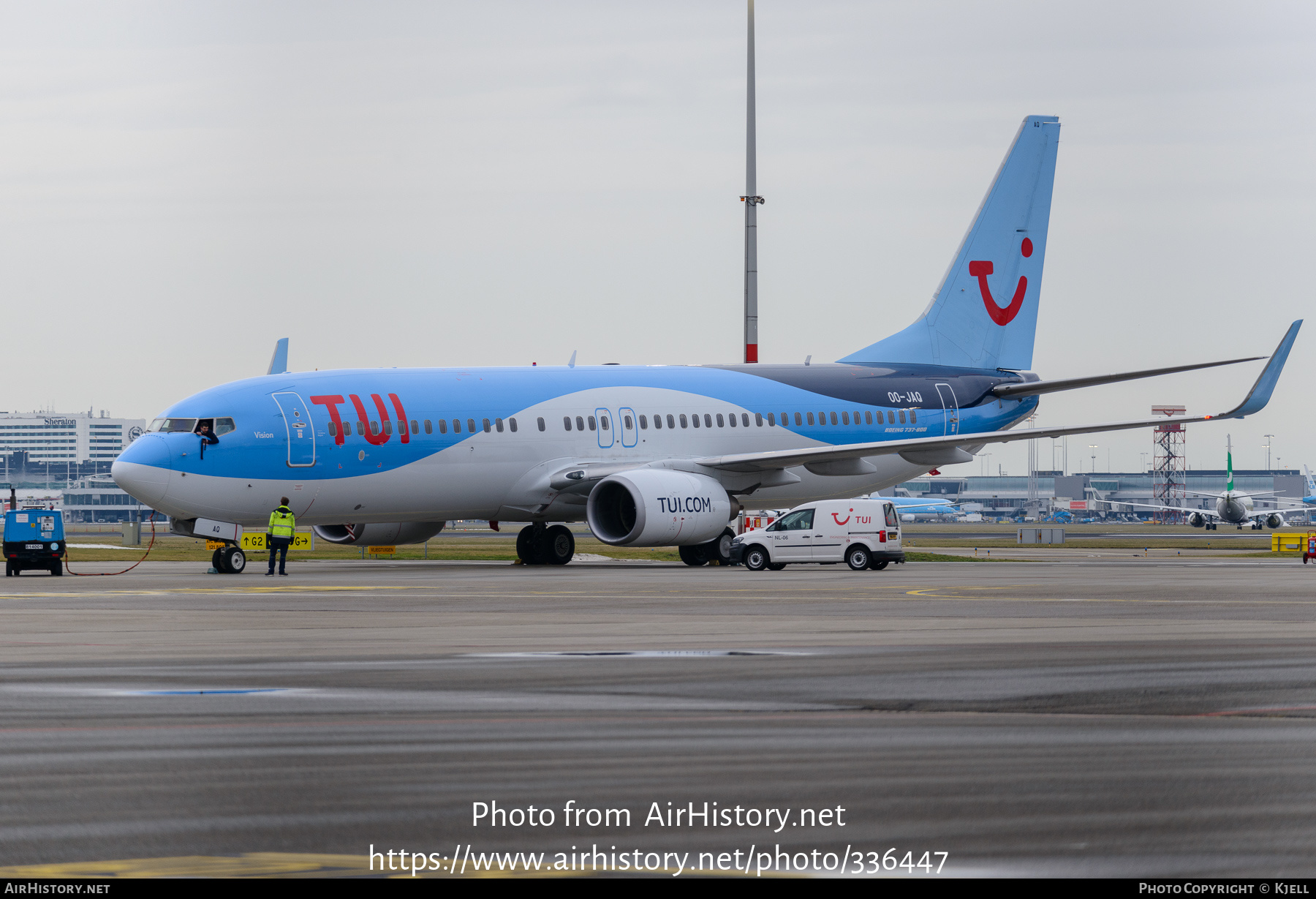 Aircraft Photo of OO-JAQ | Boeing 737-8K5 | TUI | AirHistory.net #336447