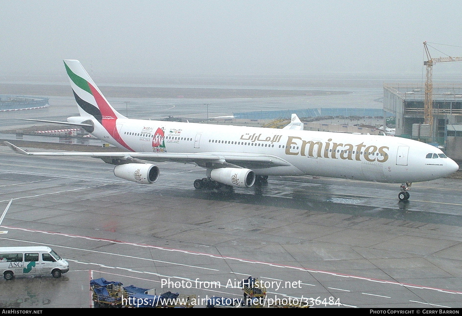 Aircraft Photo of A6-ERQ | Airbus A340-313 | Emirates | AirHistory.net #336484