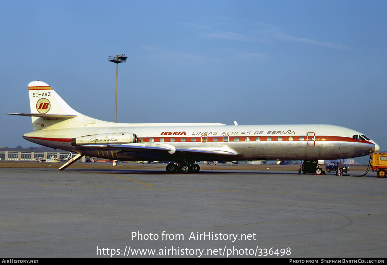 Aircraft Photo of EC-AVZ | Sud SE-210 Caravelle VI-R | Iberia | AirHistory.net #336498