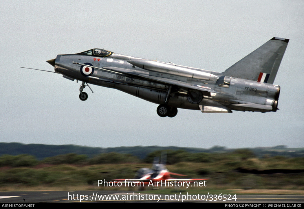 Aircraft Photo of XP693 | English Electric Lightning F6 | UK - Air Force | AirHistory.net #336524