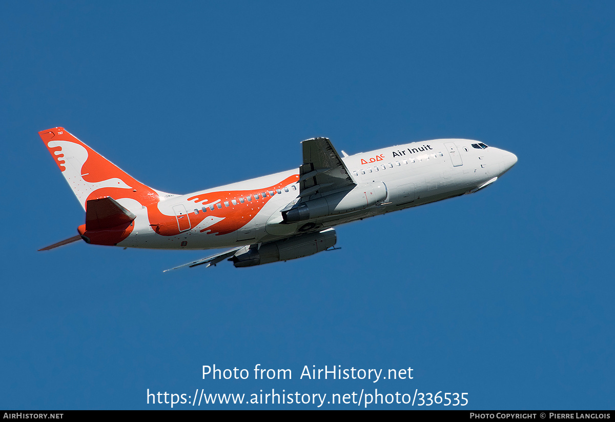 Aircraft Photo of C-GMAI | Boeing 737-2Q2C/Adv | Air Inuit | AirHistory.net #336535