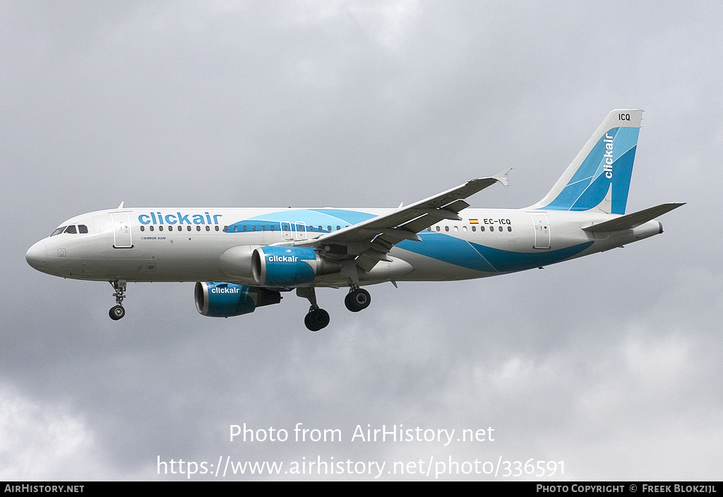 Aircraft Photo of EC-ICQ | Airbus A320-211 | Clickair | AirHistory.net #336591