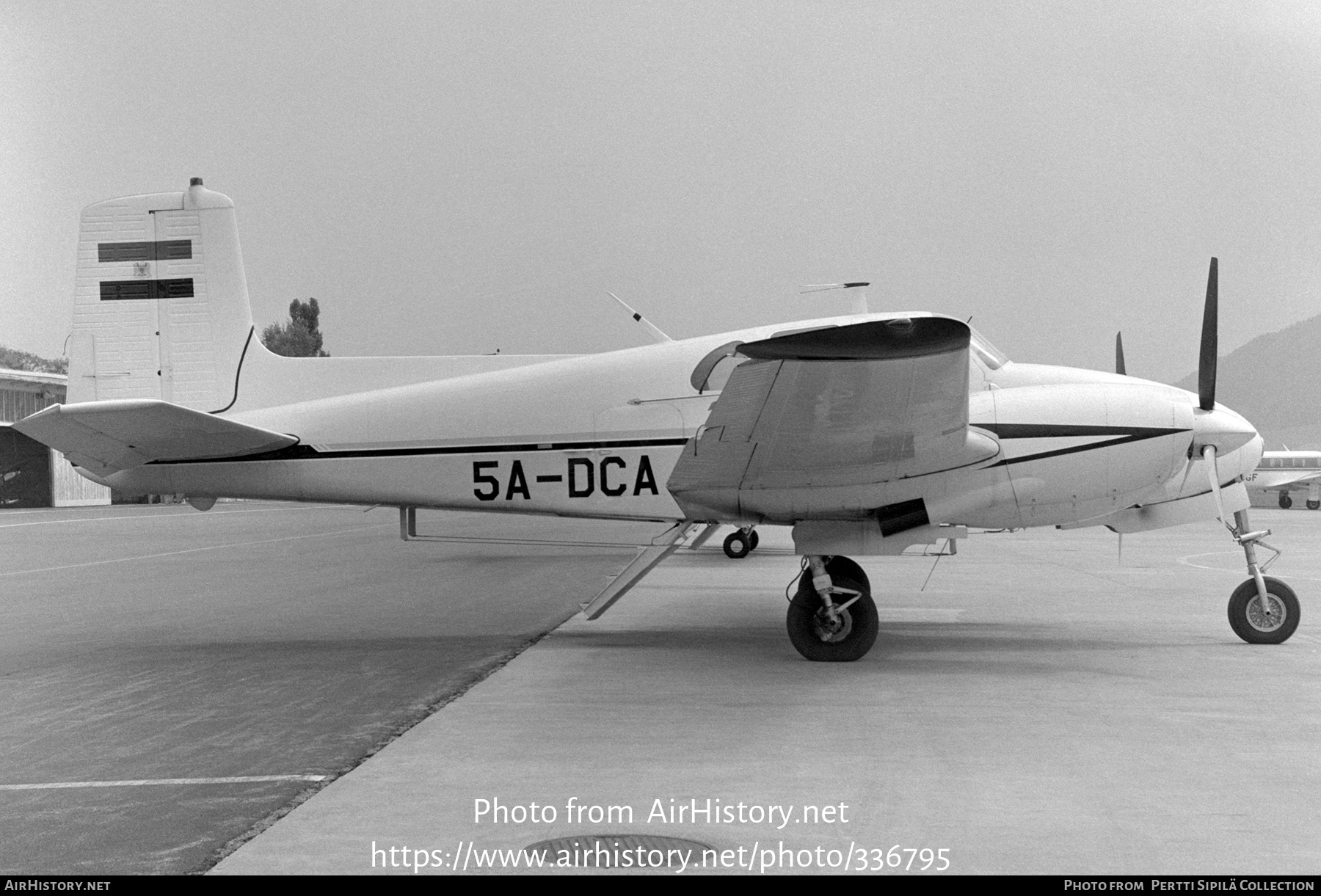 Aircraft Photo of 5A-DCA | Beech F50 Twin Bonanza | AirHistory.net #336795