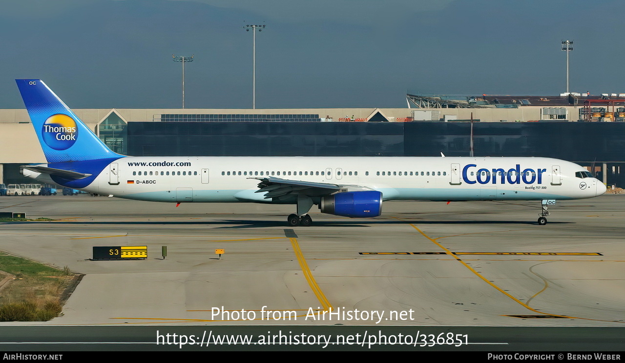 Aircraft Photo of D-ABOC | Boeing 757-330 | Condor Flugdienst | AirHistory.net #336851