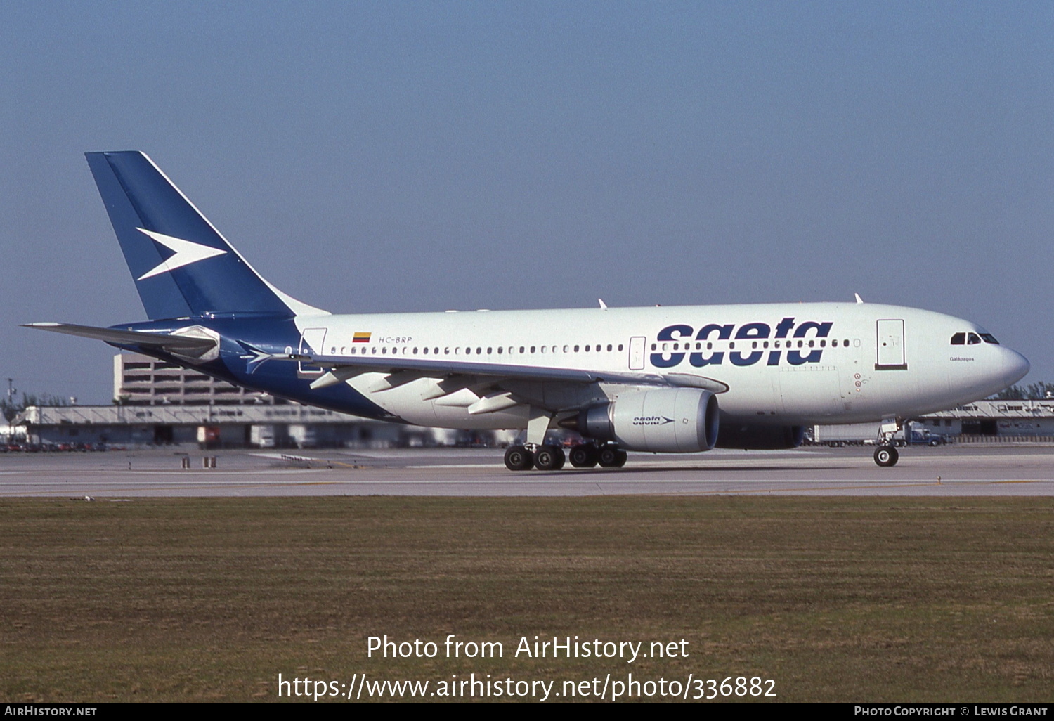 Aircraft Photo of HC-BRP | Airbus A310-304 | SAETA | AirHistory.net #336882