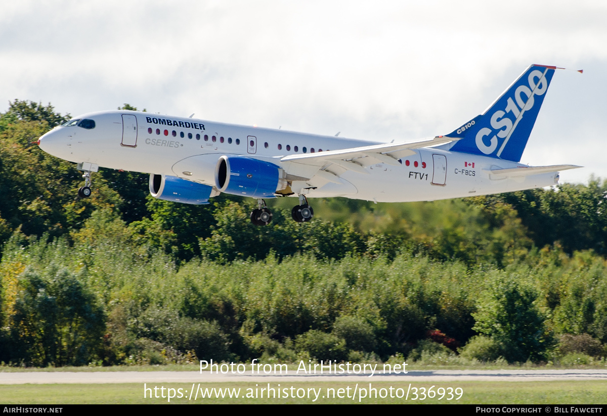 Aircraft Photo of C-FBCS | Bombardier CSeries CS100 (BD-500-1A10) | Bombardier | AirHistory.net #336939