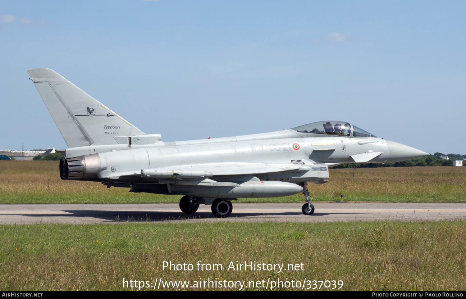 Aircraft Photo of MM7292 | Eurofighter F-2000A Typhoon | Italy - Air Force | AirHistory.net #337039