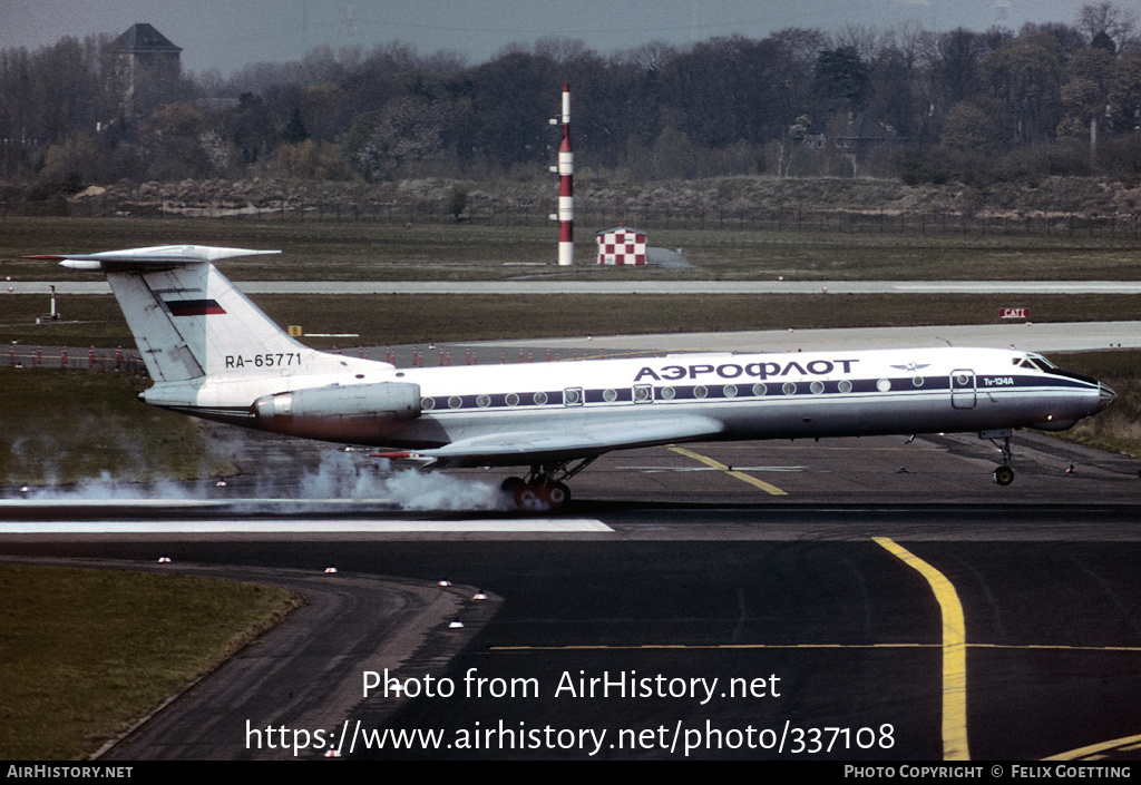 Aircraft Photo of RA-65771 | Tupolev Tu-134AK | Aeroflot | AirHistory.net #337108