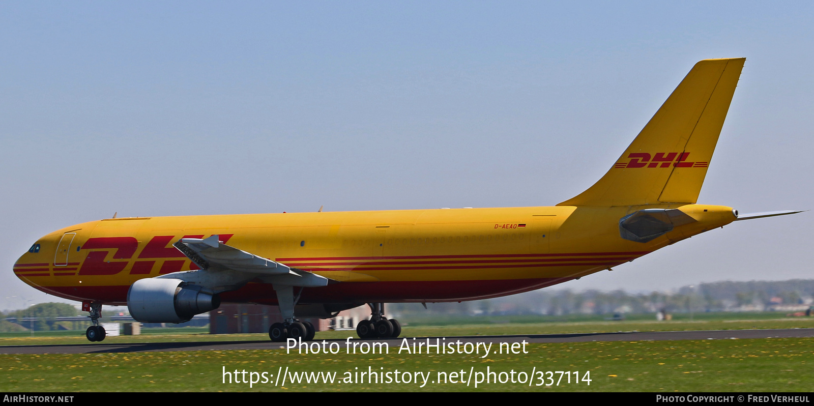 Aircraft Photo of D-AEAO | Airbus A300B4-622R(F) | DHL International | AirHistory.net #337114