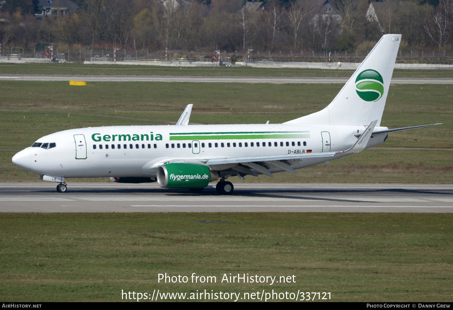 Aircraft Photo of D-ABLB | Boeing 737-76J | Germania | AirHistory.net #337121