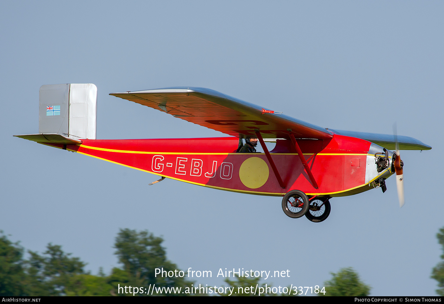 Aircraft Photo of G-EBJO | Air Navigation & Engineering ANEC II | AirHistory.net #337184