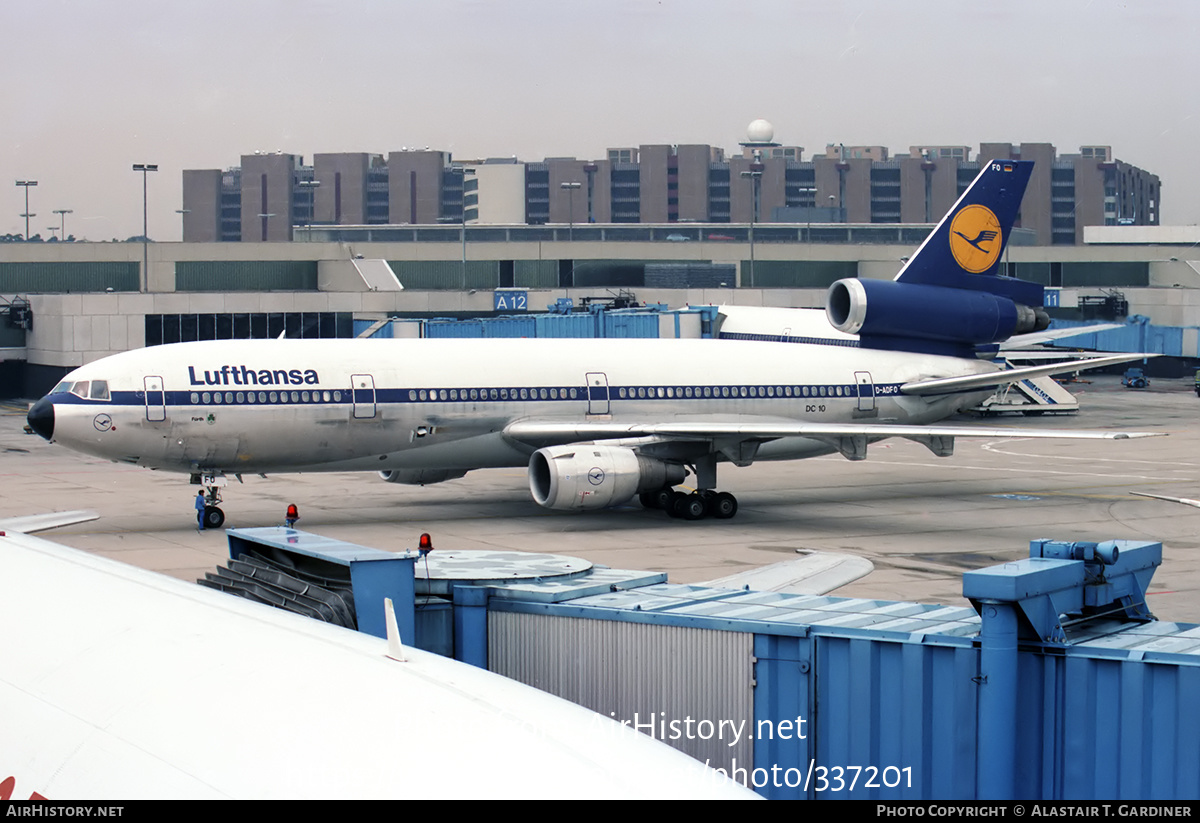 Aircraft Photo of D-ADFO | McDonnell Douglas DC-10-30 | Lufthansa | AirHistory.net #337201