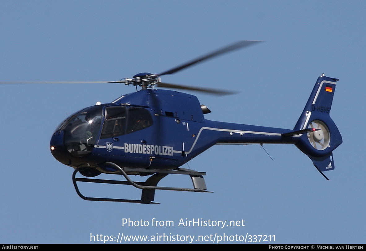 Aircraft Photo of D-HSHS | Eurocopter EC-120B Colibri | Bundespolizei | AirHistory.net #337211