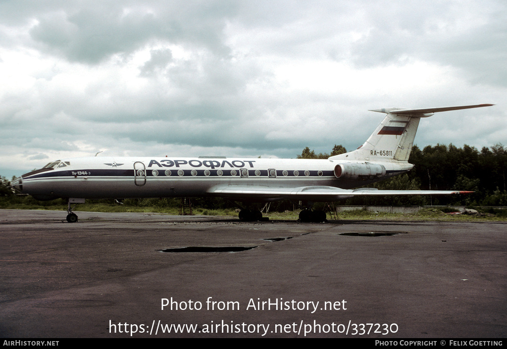 Aircraft Photo of RA-65811 | Tupolev Tu-134A-3 | Aeroflot | AirHistory.net #337230