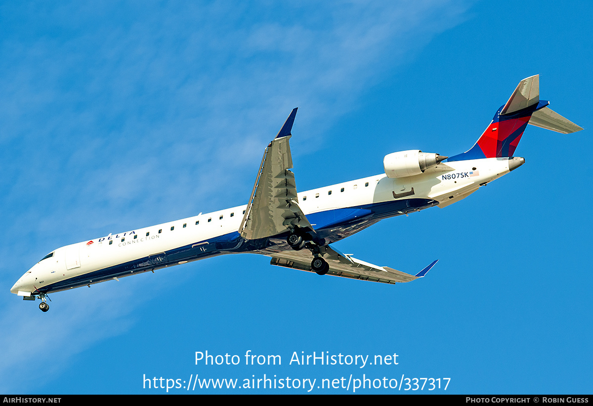 Aircraft Photo of N807SK | Bombardier CRJ-900LR (CL-600-2D24) | Delta Connection | AirHistory.net #337317