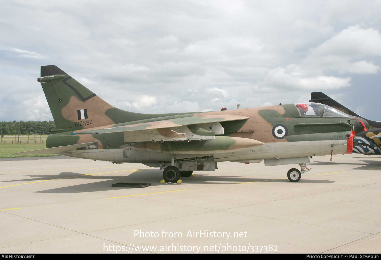 Aircraft Photo of 160560 | Vought A-7E Corsair II | Greece - Air Force | AirHistory.net #337382