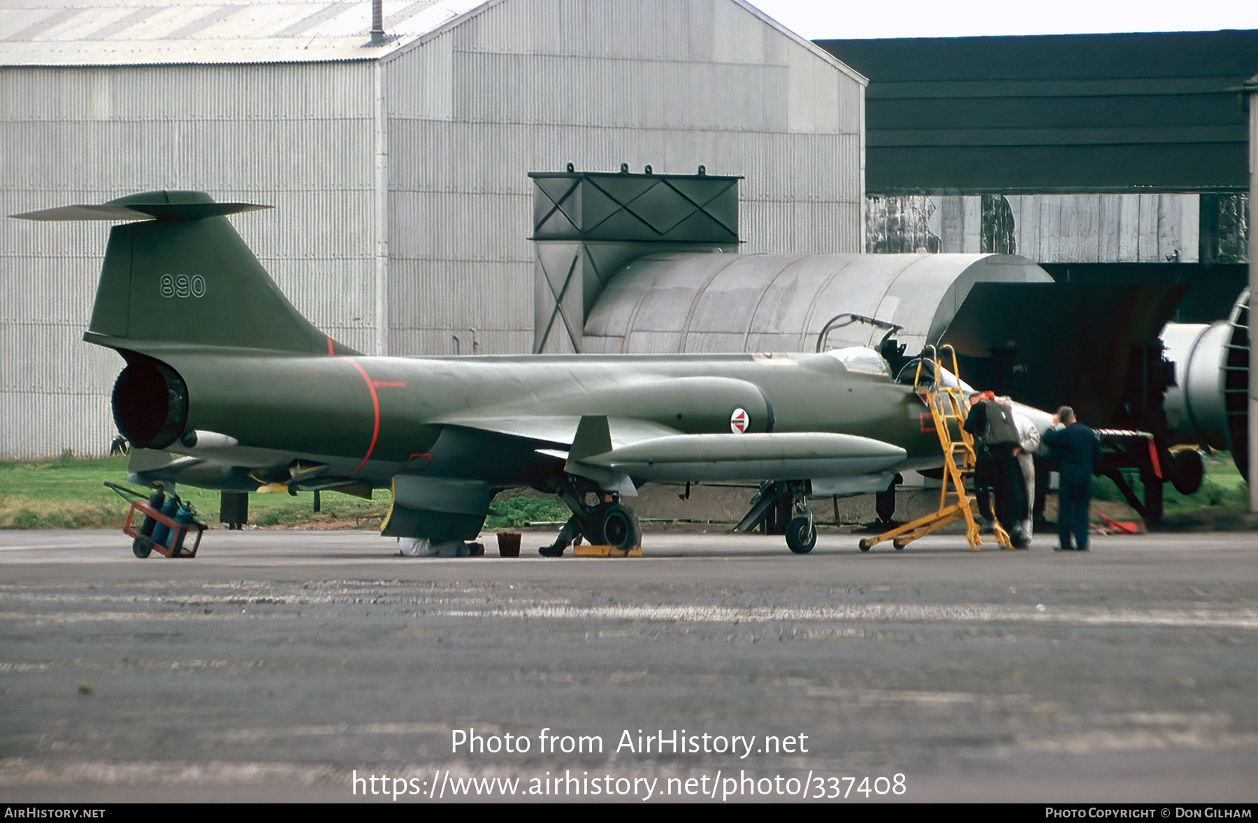 Aircraft Photo of 890 | Canadair CF-104 Starfighter | Norway - Air Force | AirHistory.net #337408