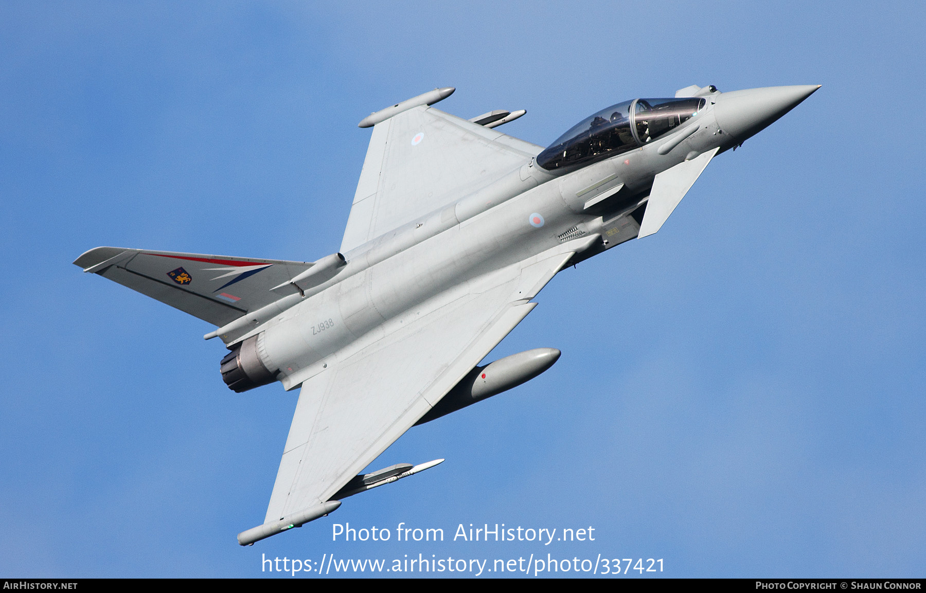 Aircraft Photo of ZJ938 | Eurofighter EF-2000 Typhoon FGR4 | UK - Air Force | AirHistory.net #337421