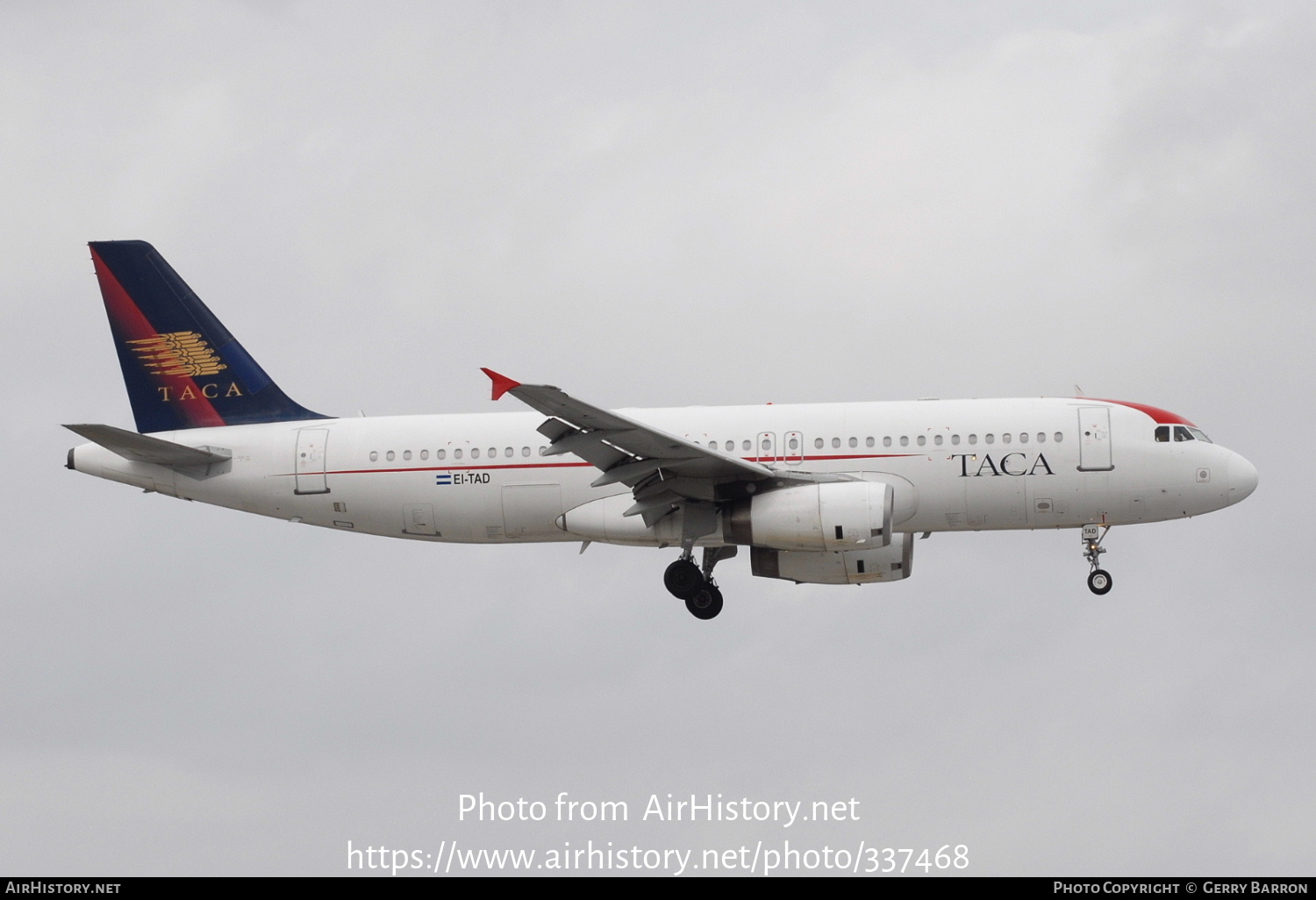 Aircraft Photo of EI-TAD | Airbus A320-233 | TACA - Transportes Aéreos Centro Americanos | AirHistory.net #337468