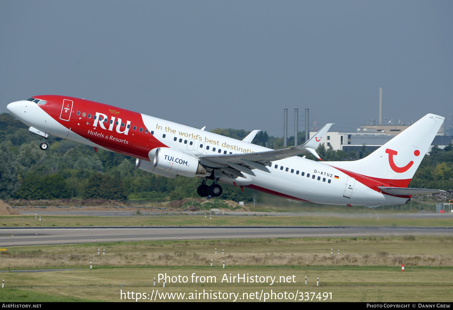 Aircraft Photo of D-ATUZ | Boeing 737-8K5 | TUI | AirHistory.net #337491