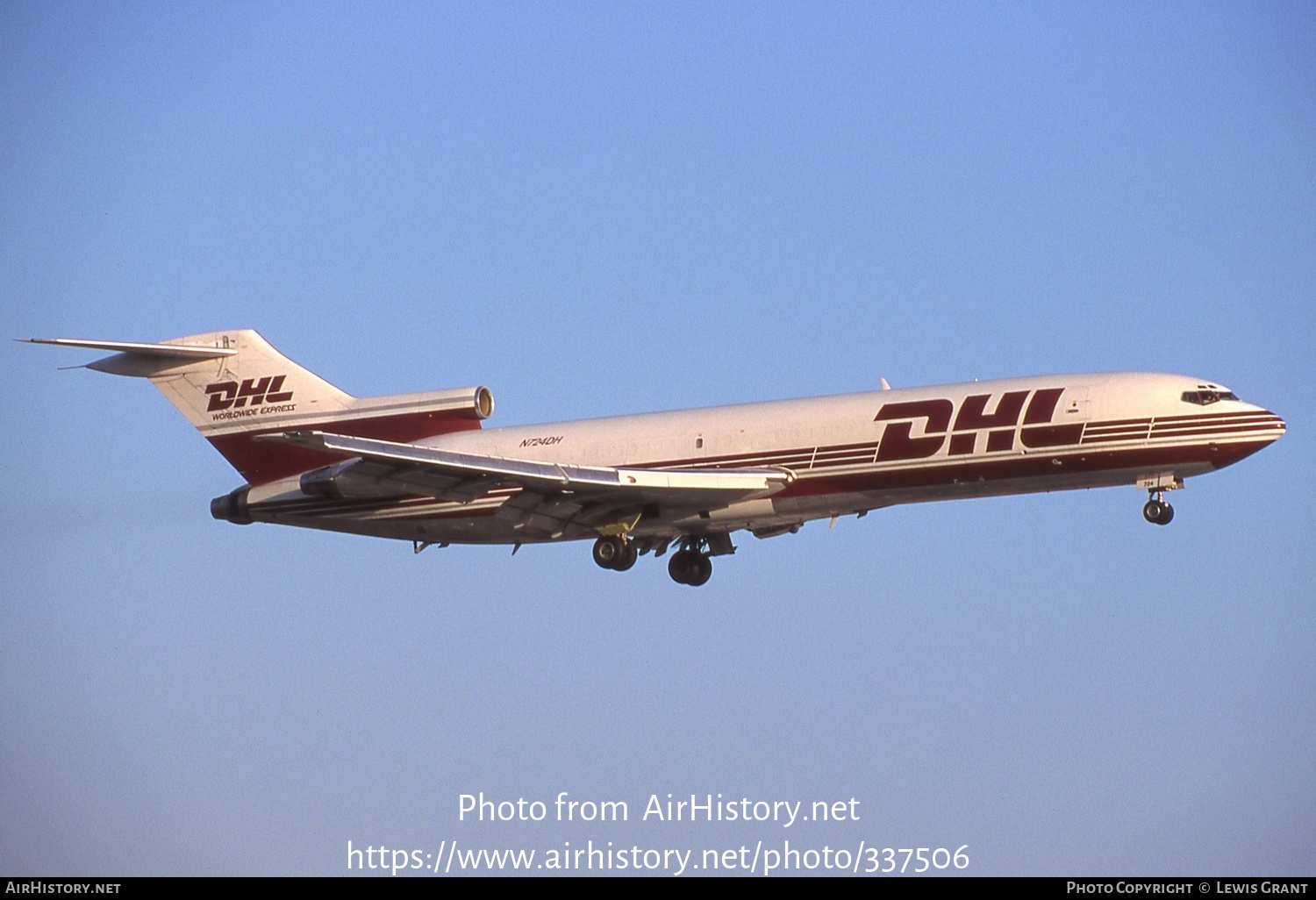 Aircraft Photo of N724DH | Boeing 727-228(F) | DHL Worldwide Express | AirHistory.net #337506