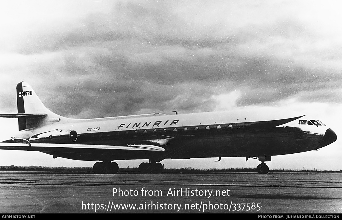 Aircraft Photo of OH-LEA | Sud SE-210 Caravelle III | Finnair | AirHistory.net #337585