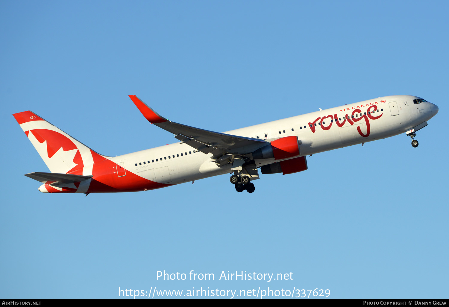 Aircraft Photo of C-FMLV | Boeing 767-316/ER | Air Canada Rouge | AirHistory.net #337629