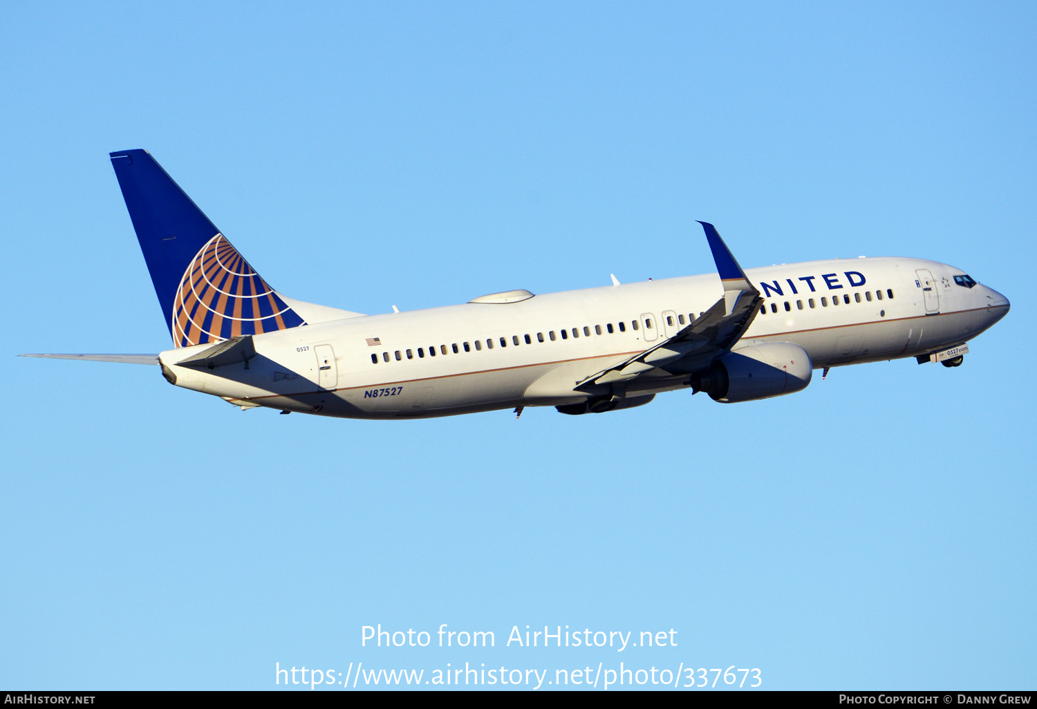 Aircraft Photo of N87527 | Boeing 737-824 | United Airlines | AirHistory.net #337673