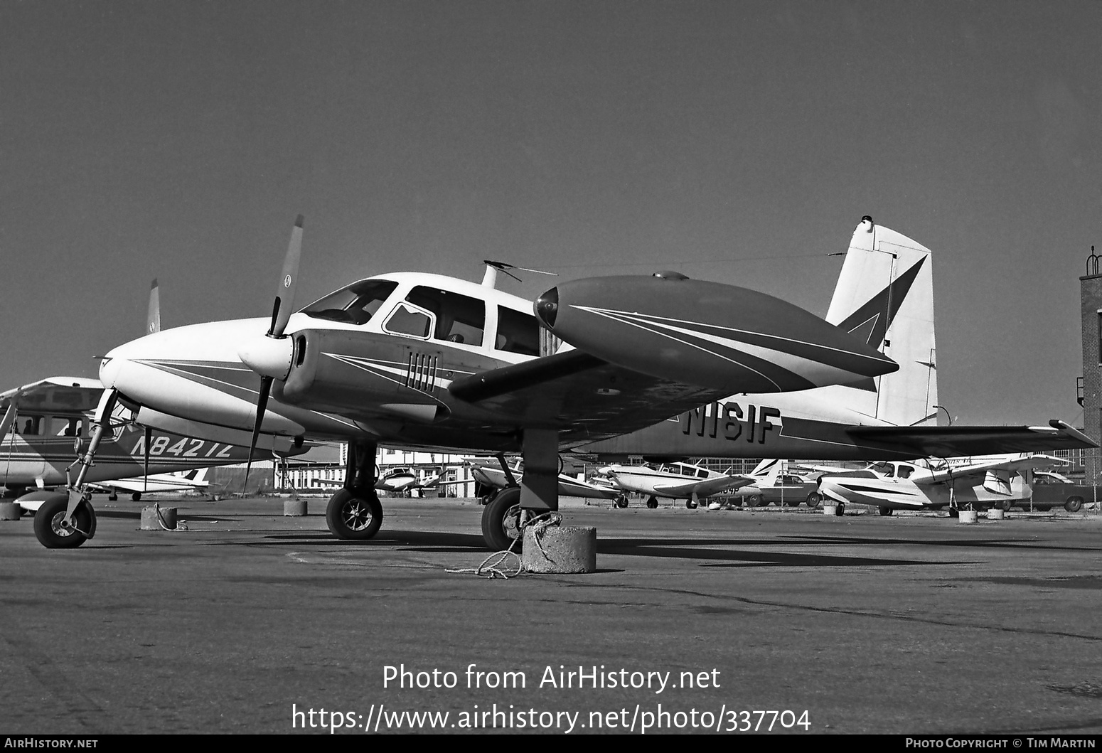 Aircraft Photo of N161F | Cessna 310B/Riley 65 | AirHistory.net #337704