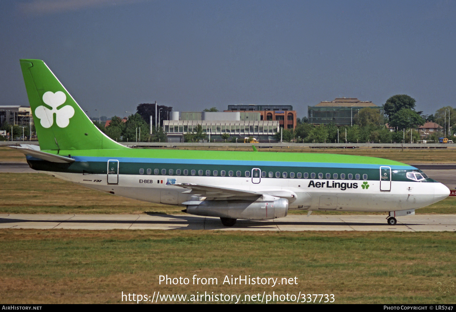 Aircraft Photo of EI-BEB | Boeing 737-248/Adv | Aer Lingus | AirHistory.net #337733