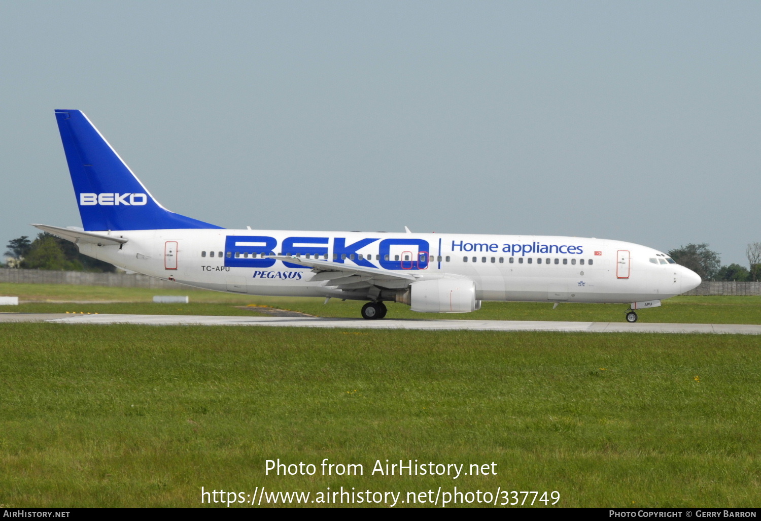 Aircraft Photo of TC-APU | Boeing 737-82R | Pegasus Airlines | AirHistory.net #337749