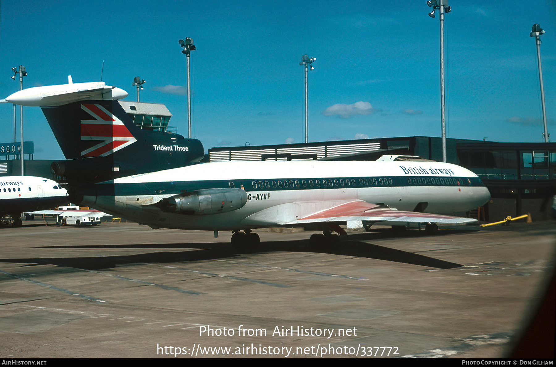 Aircraft Photo of G-AYVF | Hawker Siddeley HS-121 Trident 3B | British Airways | AirHistory.net #337772