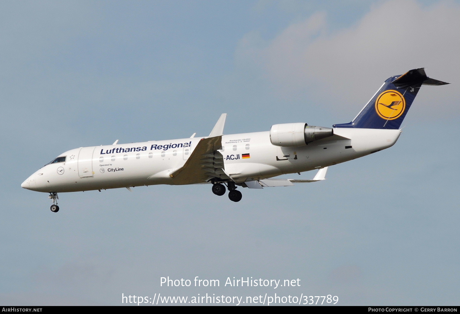 Aircraft Photo of D-ACJI | Bombardier CRJ-200LR (CL-600-2B19) | Lufthansa Regional | AirHistory.net #337789