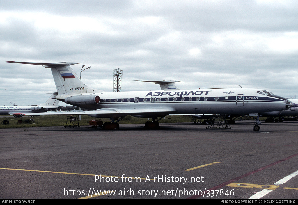 Aircraft Photo of RA-65901 | Tupolev Tu-134A-3 | Aeroflot | AirHistory.net #337846