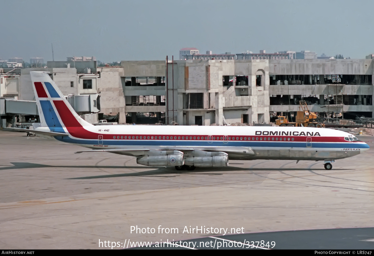 Aircraft Photo of HI-442 | Boeing 707-399C | Dominicana | AirHistory.net #337849