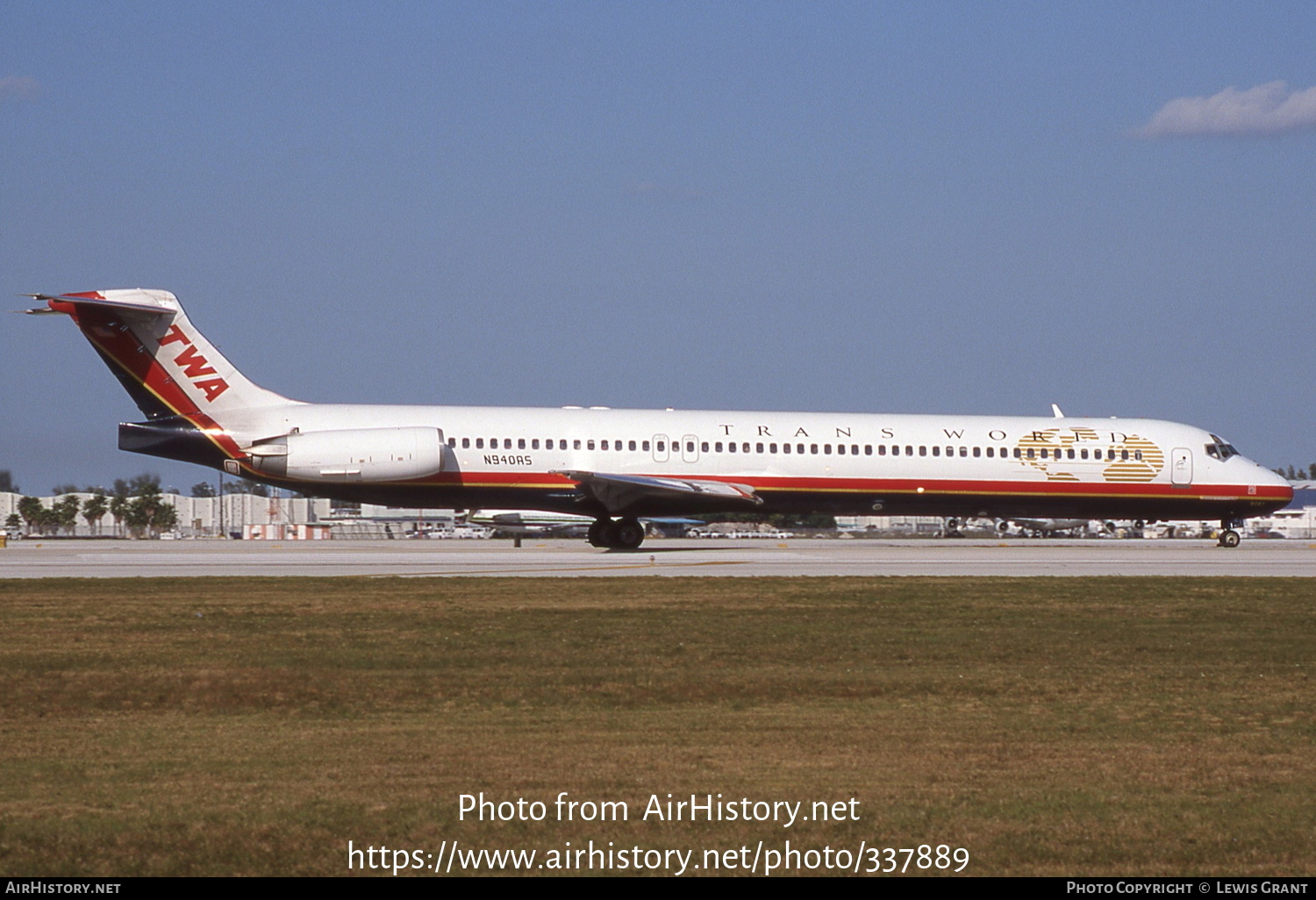 Aircraft Photo of N940AS | McDonnell Douglas MD-82 (DC-9-82) | Trans World Airlines - TWA | AirHistory.net #337889