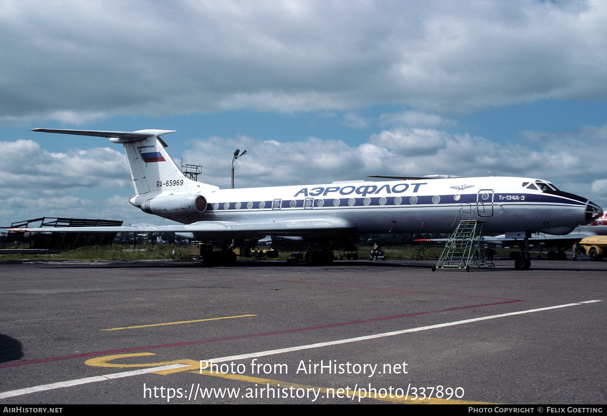 Aircraft Photo of RA-65969 | Tupolev Tu-134A-3 | Aeroflot | AirHistory.net #337890