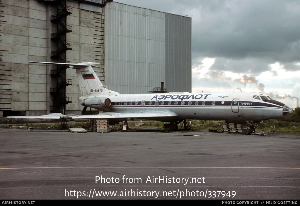 Aircraft Photo of RA-65976 | Tupolev Tu-134A-3 | Aeroflot | AirHistory.net #337949