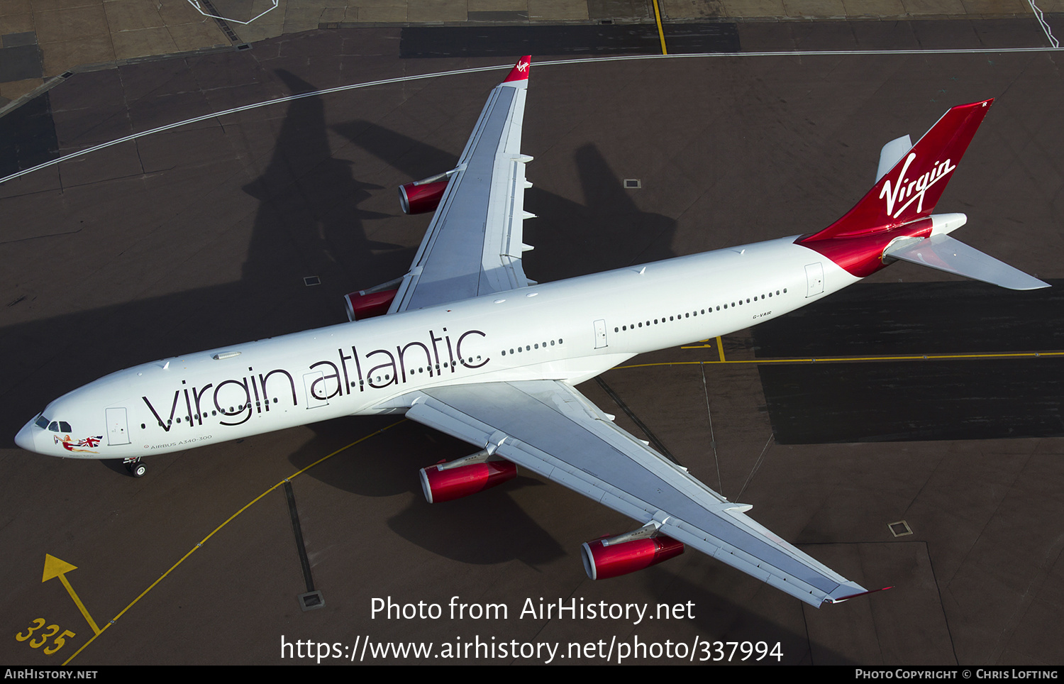 Aircraft Photo of G-VAIR | Airbus A340-313X | Virgin Atlantic Airways | AirHistory.net #337994