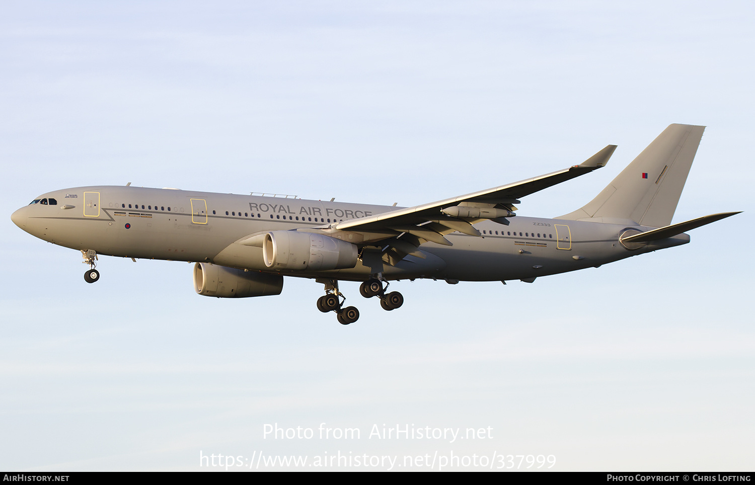 Aircraft Photo of ZZ333 | Airbus A330 Voyager KC2 (A330-243MRTT) | UK - Air Force | AirHistory.net #337999