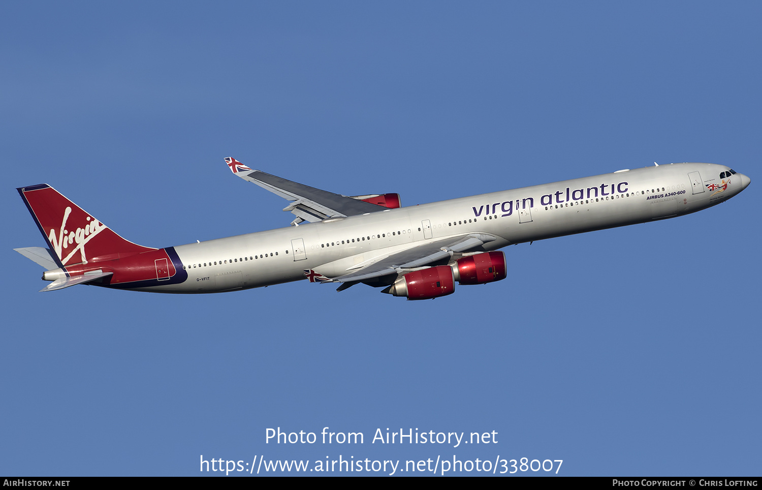 Aircraft Photo of G-VFIT | Airbus A340-642 | Virgin Atlantic Airways | AirHistory.net #338007