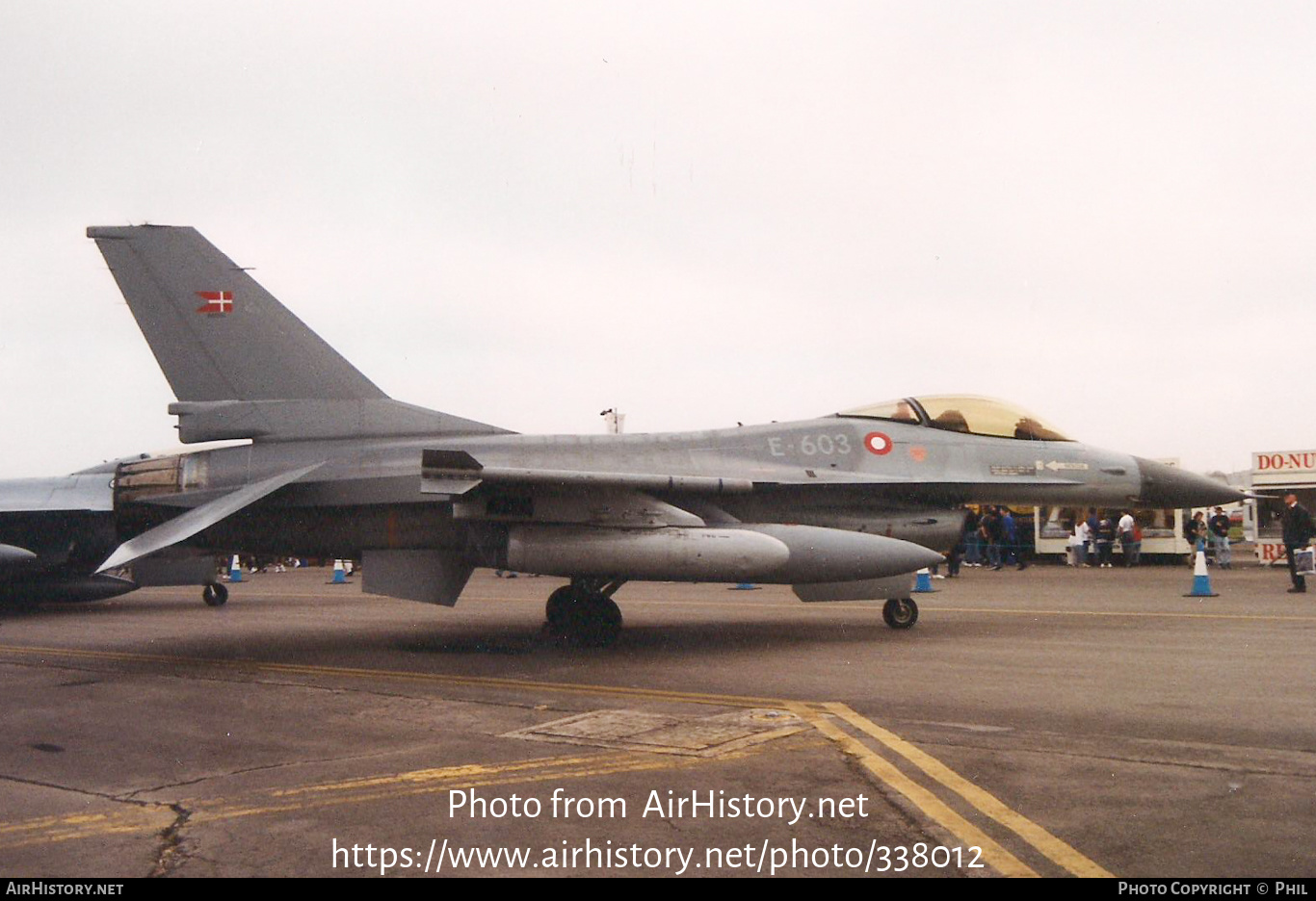 Aircraft Photo of E-603 | General Dynamics F-16AM Fighting Falcon | Denmark - Air Force | AirHistory.net #338012